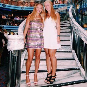 NWT Molly Green Sequin Strappy Party Dress Sz S